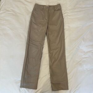 Aritzia Wilfred Leather Pants